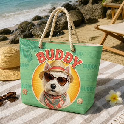 Custom Pet Portrait Beach Bag – Retro Sunglasses + Name Pattern - Personalized AOP Bag a74a1532-5dad-43c2-81f7-4f76d9d00ae4.jpg