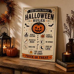 Personalized Family Halloween Rules Canvas - Personalized Canvas a74de541-d820-4f05-986f-4f0106e0f14b.jpg