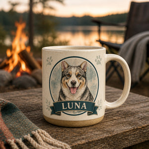 Watercolor Medallion Custom Pet Portrait Campfire Mug - Personalized Campfire Mug a74e88fa-8c70-457f-8337-d8f7847b6907.jpg