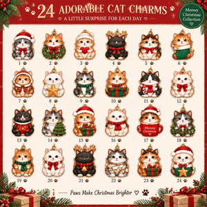 Personalized Cat Advent Calendar, Christmas Countdown Box, 24 Cute Cat Charms, Custom Family Name Holiday Keepsake, Cat Lover Gift 2026 a766018c-5732-49b0-bb71-c23a2998bb35-il_1588xN.8587010319_cin2.jpg