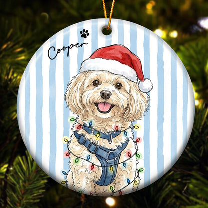 Custom Pet Christmas Watercolor Striped Pattern - Personalized Ornament a77628dd-3187-42e7-88ba-bfd867ed2099-Custom-Pet-Christmas-Watercolor-Striped-Pattern-Personalized-Ornament_4.jpg