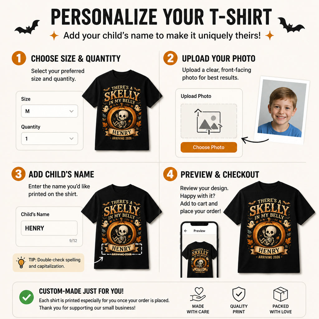 There’s a Skelly in My Belly — Personalized Name & Year Halloween Maternity Tee - Personalized T-shirt a77f3ce6-8706-4723-a738-f6cb97945dea.jpg