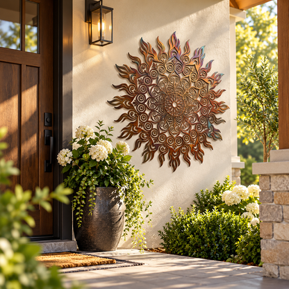 Sun Metal Wall Art Outdoor, Rustic Mandala Wall Decor, Large Garden Wall Hanging, Patio Fence Decor a78907c2-24fe-4fb6-8ef2-f3b62cf6b871-d1d67ce9-f0d7-464c-ac77-65979b5bfc04.png