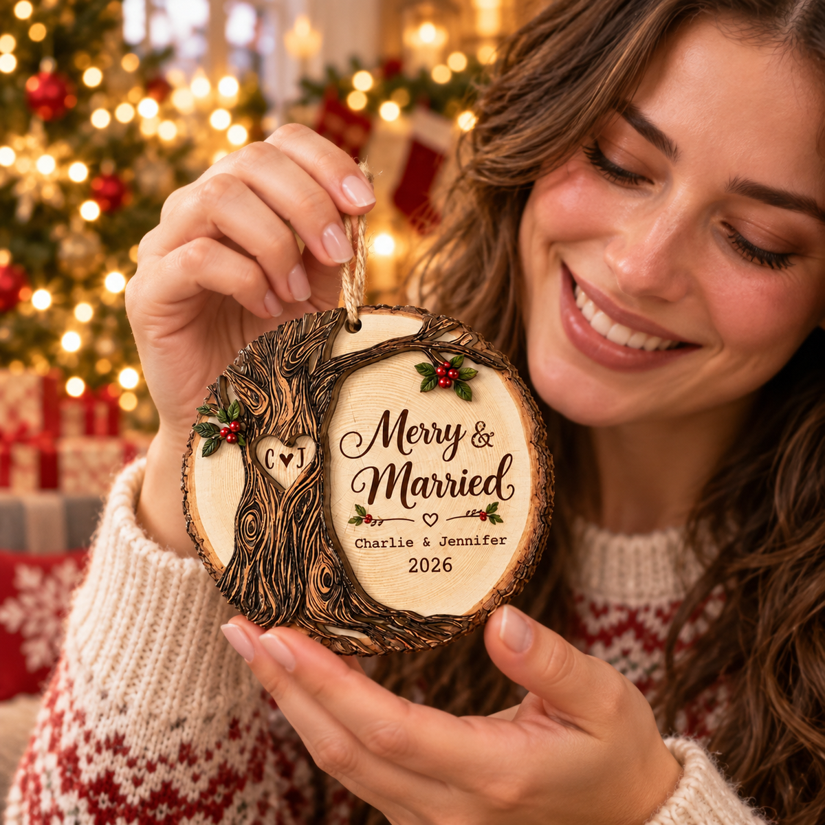 Personalized Merry & Married Christmas Ornament 2026 – Custom Couple Names & Initials Wooden Wedding Ornament, Newlywed Christmas Gift a789ca3d-4f4c-4605-8f86-90125e512cca-Image-Sep-18-2026-03_04_21-PM-3-.png