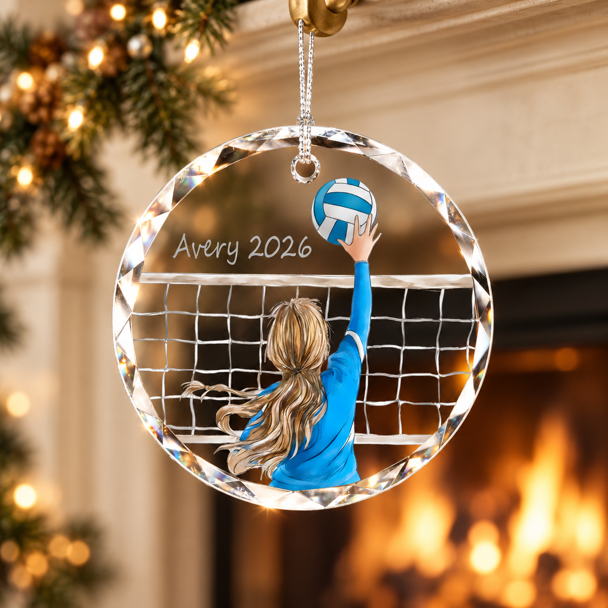 Personalized Volleyball Girl Ornament, Volleyball Player Gifts, Volleyball Lover Gift, Volleyball Xmas Glass Ornament, Volleyball Team Gifts a78cd351-282e-4519-8b4f-b2d88e53e2a7-banner-1.png