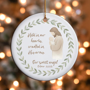 Personalized Miscarriage Gift Ornament Custom Angel Baby Loss Keepsake Infant Memorial Parents Stillborn Remembrance Ideas Jesus Baby Mom a79ff7b4-a078-4a5f-8d17-3e02d05fbe48-3.jpg