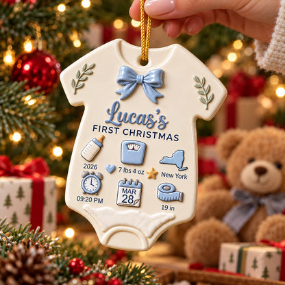 Baby First Christmas Baby Newborn Keepsake - Real 3D Raised Ornament a7b66048-4308-4166-b9fd-3d6a1a2d8780-4-3-.jpg