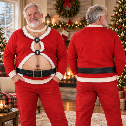 Funny Santa Hairy Belly 3D Sweatshirt, Ugly Christmas Santa Sweater, Gag Gift for Husband, Funny Holiday Shirt a7c067d0-ce9e-4625-924b-f43fd4cd616e-mop.png