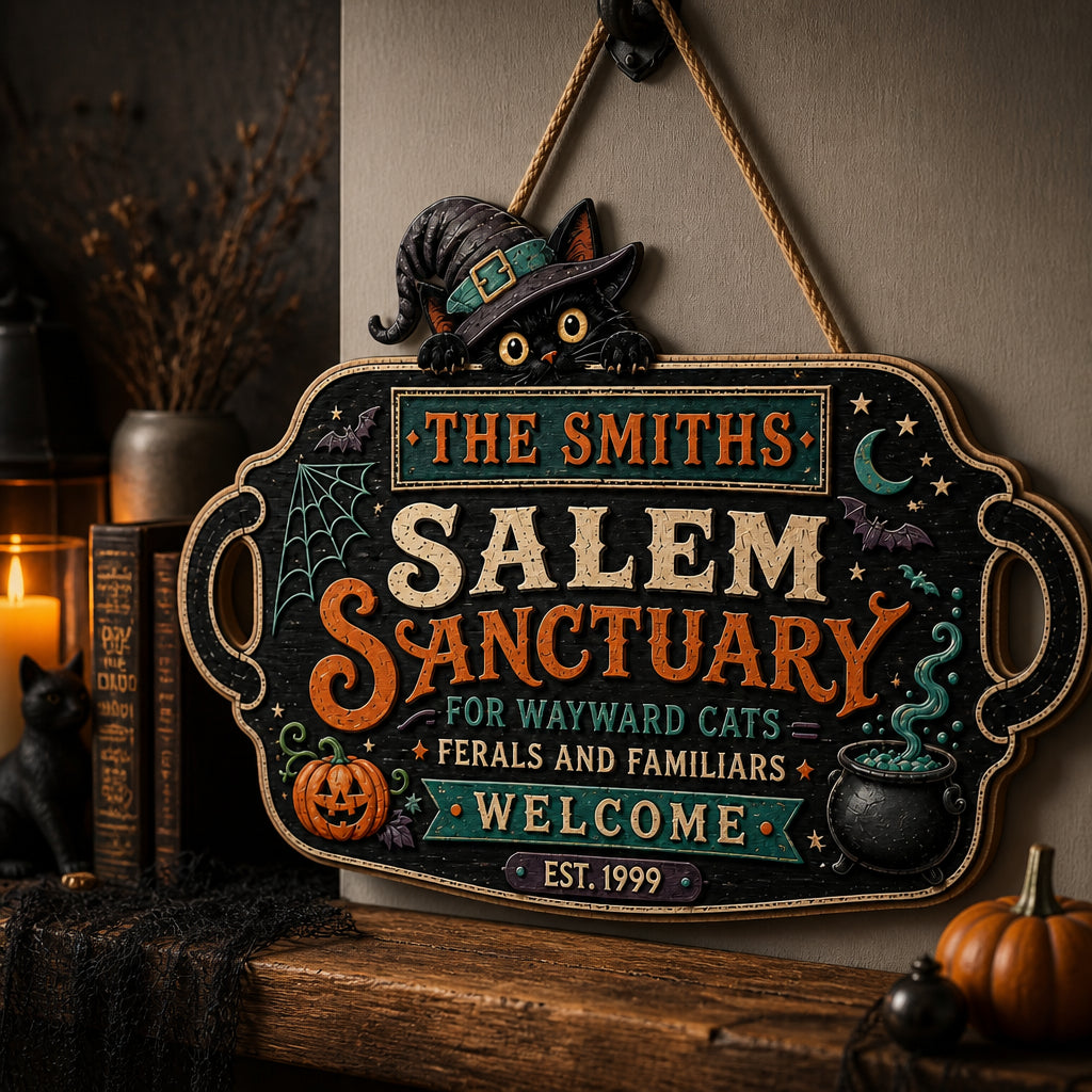 Personalized Salem Sanctuary Cat Door Wood Sign - Personalized Wood Sign a7d8ec3a-07d5-41b8-bd4a-8a437c7bf94a.jpg