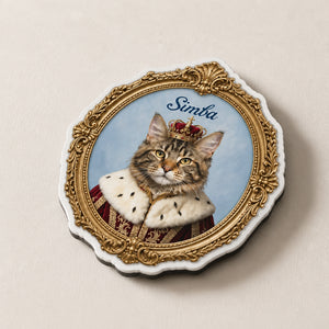 Regal Pet Portrait Custom Shape Fridge Magnet - Personalized Custom Shape Fridge Magnet a7f18652-bc29-42de-b6be-ea6b61aae10d.jpg