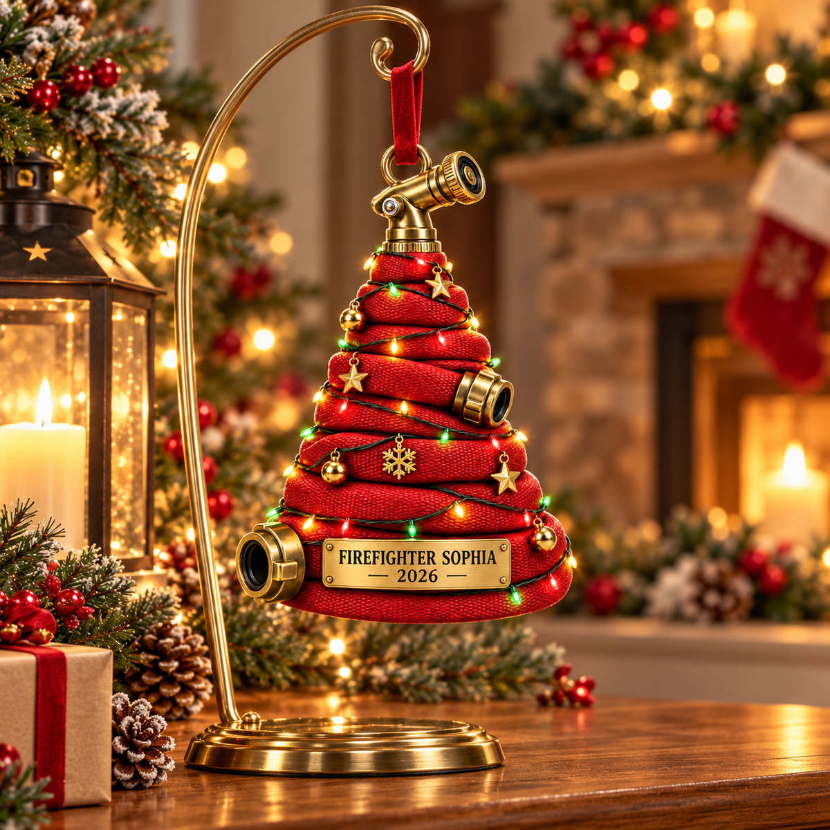 Personalized 3D Relief Firefighter Christmas Ornament, Fire Hose Tree Keepsake, Custom Name Firefighter Gift, Holiday First Responder Decor a8306bf1-b27d-437a-bcd0-082850049223-244fa1f0-e2a0-4015-ae6f-08426d817036.png