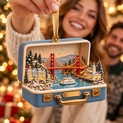 Personalized San Francisco Suitcase Christmas Ornament – 3D Golden Gate Bridge Travel Keepsake with Custom Text a833e6ce-371e-4942-9214-f918ba9f38b4-Image-Sep-29-2026-11_08_59-AM-2.png