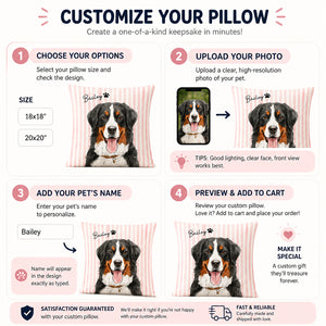 Custom Watercolor Pet Portrait Pillow - Personalized Pillow a86e362a-2ac1-4ee4-aa7f-761faafead6b.jpg
