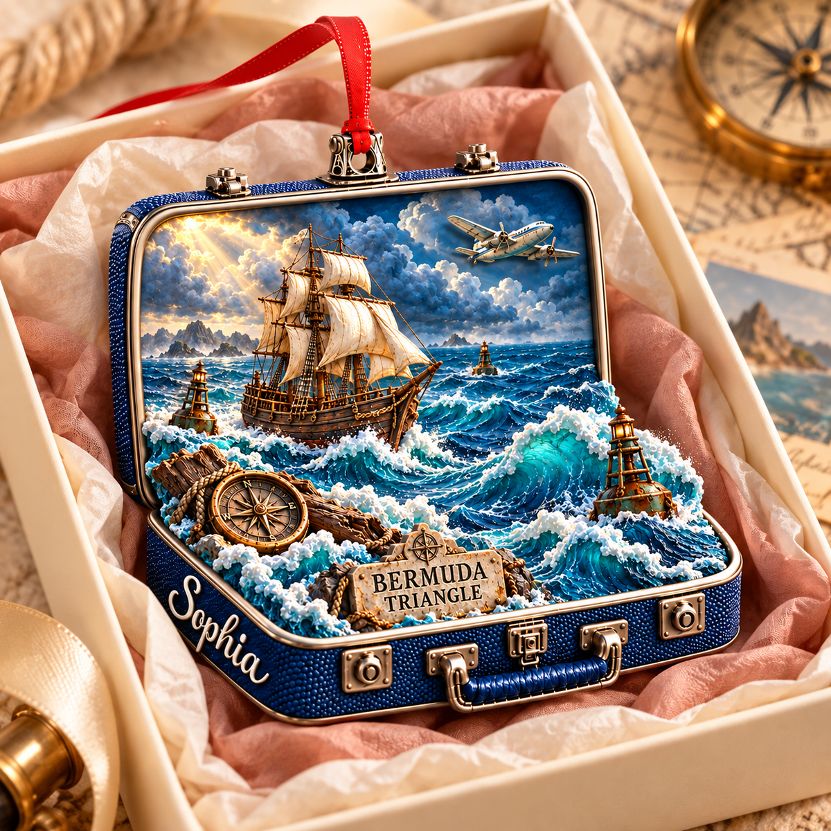 Personalized Bermuda Triangle 3D Suitcase Christmas Ornament – Ocean Mystery Keepsake & Gift for Adventure Lovers a88056ad-b3e6-40cb-bf14-23334902f138-Bermuda-Triangle-Suitcase-Ornament-Gift-Box-2.png