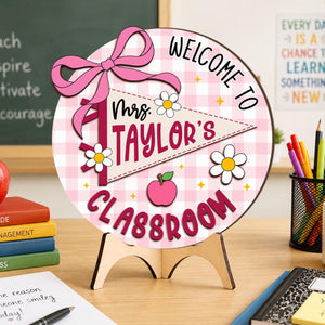 Personalized Teacher Name Door Sign, Custom Teacher Pennant Flag Sign, Teacher Door Hanger, New Teacher Gifts, Custom 3D Teacher Name Sign a88a31b1-c28b-437a-ad81-5dcd0617eb72-6.jpg
