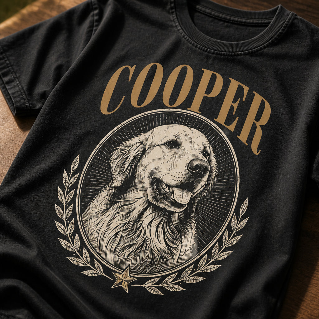 Custom Pet Etched Crest Name Tee - Personalized T-shirt a893c0d2-9c68-406a-acd3-fceec91aa492.jpg