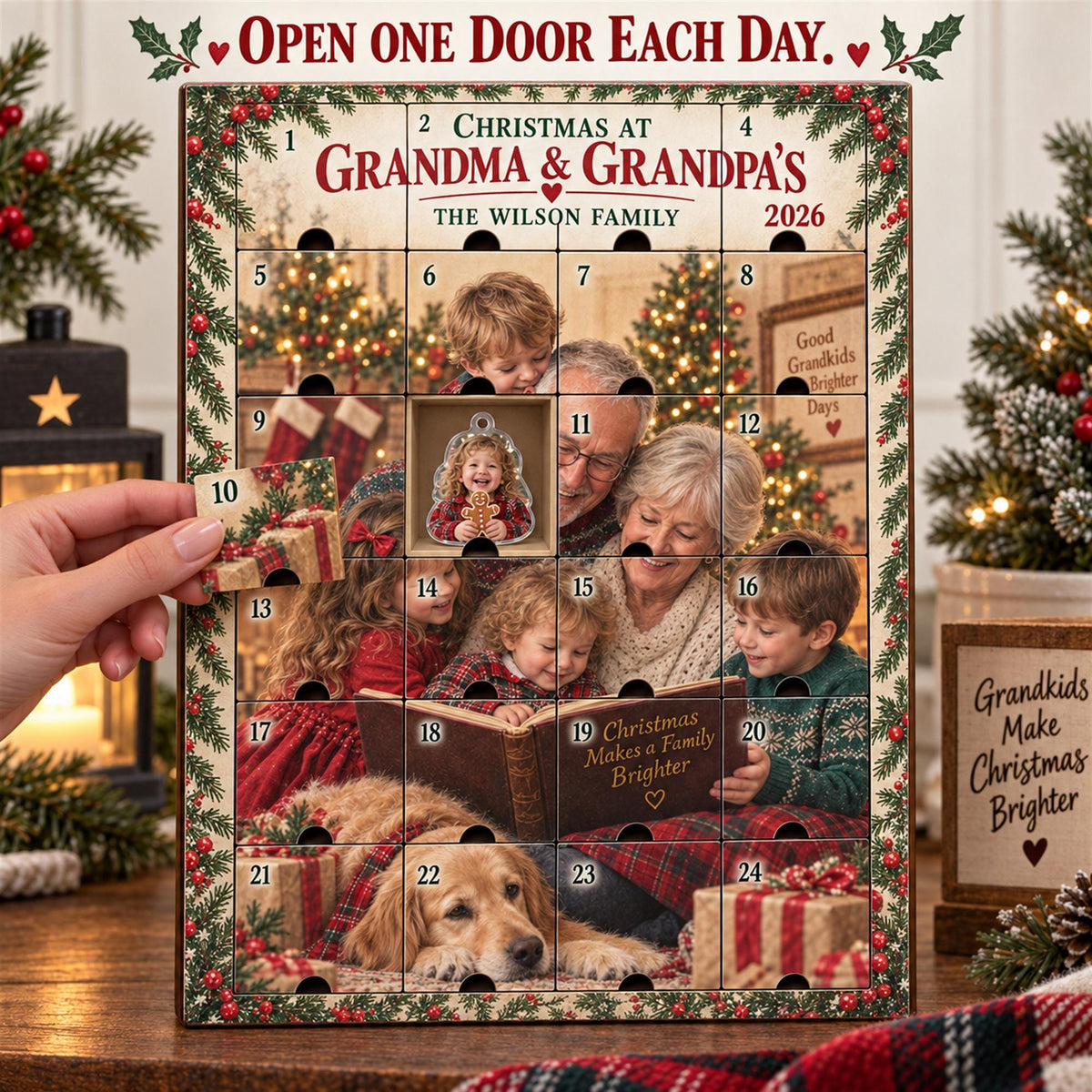 Personalized Grandparents Advent Calendar with 24 Custom Photo Acrylic Ornaments, Christmas Gift for Grandma Grandpa, Grandkids Keepsake a8a2f9f9-07b6-438b-a7f4-36e76c2c01b2-il_fullxfull.8599793682_4mzp.jpg