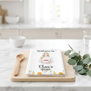 Custom Photo Colored Pencil Sketch Kitchen - Personalized Kitchen Towel a8c9b2b6-2977-4409-bf32-5985bf221129-2-24-.png