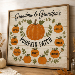Grandma & Grandpa's Pumpkin Patch Personalized Wood Sign - Personalized Wood Sign a8d1e7de-0517-4e19-8fdc-3d331efeb6ca.jpg