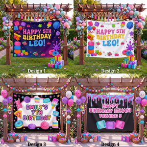 Kawaii Birthday Party Backdrop, Custom Name Tapestry, Colorful Dumpling Plush Decor, Sweet Treats Banner, Cute Food Dessert Wall Hanging a8de4469-db6c-46d1-b142-ee5961bcb3fe-option.png