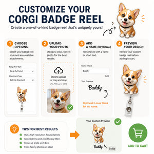 Custom Pet Photo → Chibi Badge Reel - Personalized Custom Shape Badge Reel a8e50b1d-a9af-485b-bf38-5654f5e664c6.jpg