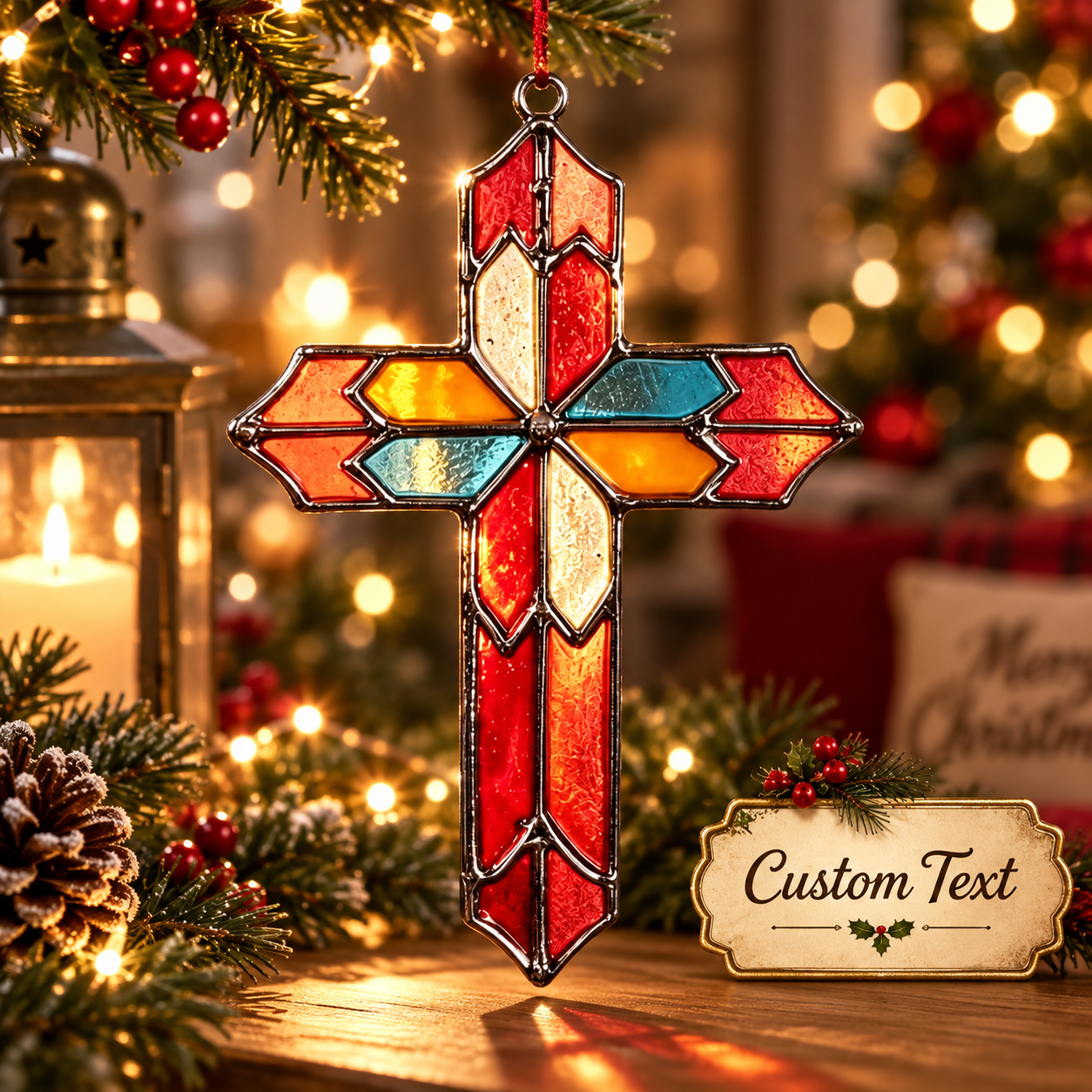 Christian Cross Stained Glass Suncatcher, Colorful Religious Faith Church Prayer Room Decor, Thanksgiving Gift, Chapel Window Decor a8e7b5fe-5132-4d47-9696-f518b5152e04-922bd8a4-fb94-40b9-9412-2c620557453e.png