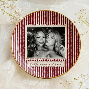 Custom Bestie Photo Jewelry Dish: Ceramic Trinket Tray for Best Friend, Bestie Striped Ring Dish, Birthday Gifts For Bestie a8fbcfd3-11bd-4e36-a3be-cf20692494c4-5.jpg
