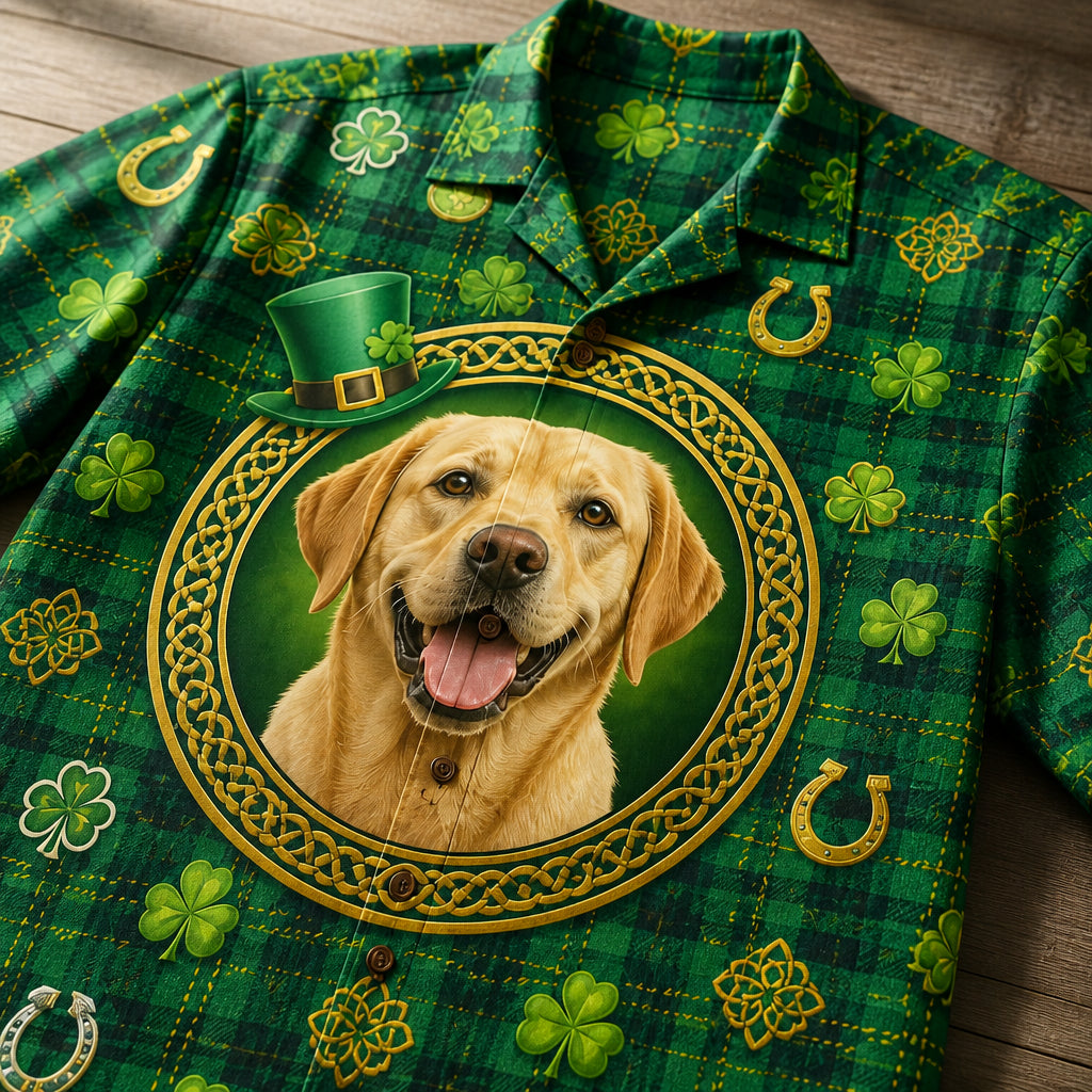 Lucky Pup St. Patrick’s Hawaiian Shirt – Upload Your Pet Photo - Personalized Hawaiian Shirt a903a080-fbf2-46df-891e-20718b682d3a.jpg
