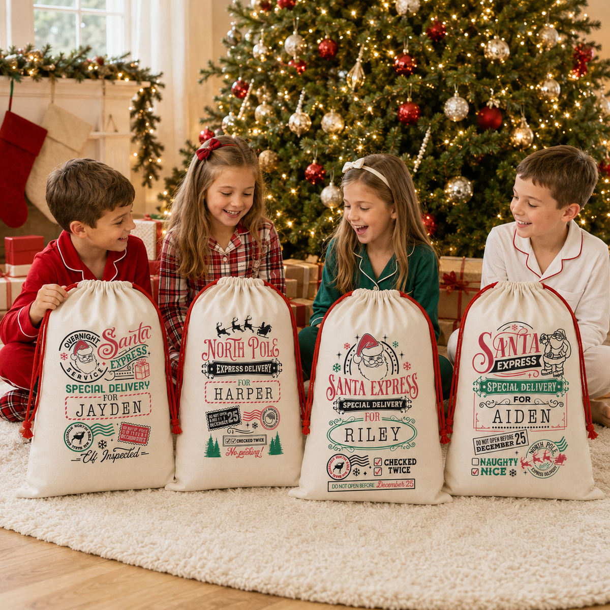 Custom Santa Sack: Personalized Kid's Gift Bag for Christmas Presents Santa Express a91b727c-f18b-4a42-a062-bd588b1ed26d-3.png