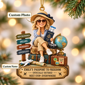 Personalized Retirement Travel Ornament, Custom Photo & Name Passport to Freedom Ornament, Officially Retired Travel Lover Gift, Retirement Keepsake a924da8b-6ec9-4506-bd7b-394fe3f88b50-Personalized-Passport-to-Freedom-Ornament-Image-Sep-17-2026-10_37_20-AM.png