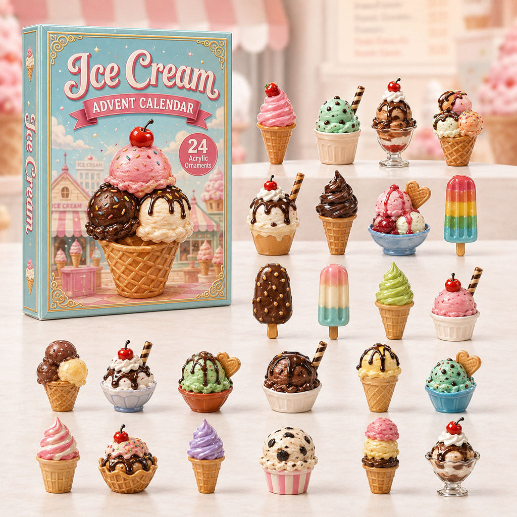 Ice Cream Sweet Treat Advent Calendar 2026 - 24-Day Festive Countdown, Acrylic Charms Blind Box - Gift For Dessert Lovers a93841df-1b8b-46f8-abc4-0d493c2ecba9-ice-cream.jpg