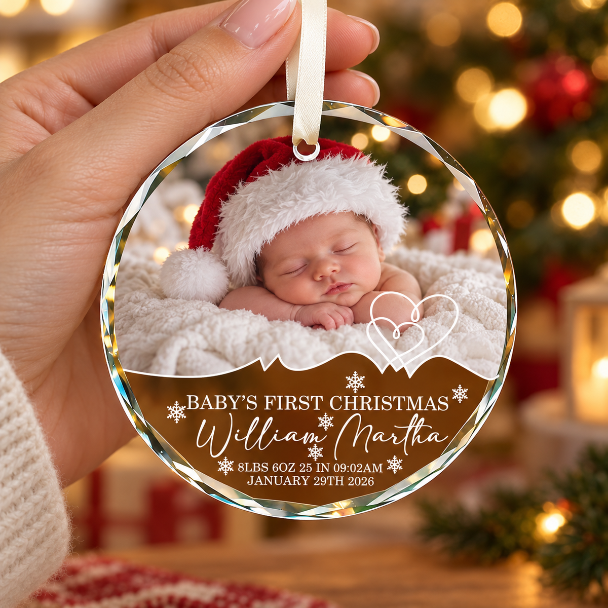Personalized Baby's First Christmas Photo Ornament,Newborn Keepsake,Baby 1st Christmas Bauble,Baby Xmas Keepsake,Baby Shower Gift a94374e4-cee7-463b-a483-411166006357-4855063b-765d-4c46-9159-4dfa02d107e7.png