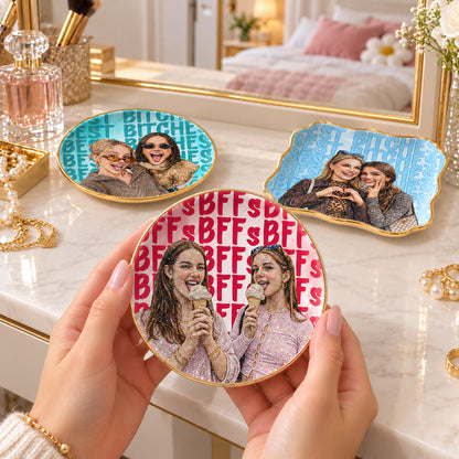 Custom Photo Rhinestone Art Besties Funny Keepsake - Personalized Ring Dish a9535056-f6d5-4491-8b2d-742fc419438d-BN-4.jpg