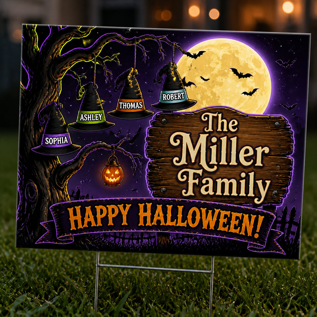 Personalized Halloween Family Yard Sign – Haunted Tree Hats - Personalized Yard Sign a95a21a9-5a8d-4baf-97b0-9cb06cde45f6.jpg