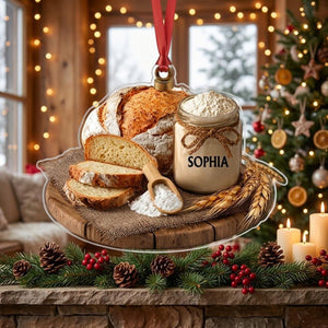 Custom Sourdough Starter Ornament, Personalized Bread Baker Gift, Sourdough Bread Loaf Keepsake,Foodie Christmas Decor, Kitchen Holiday Gift a9865056-4d7a-4c62-82b5-6d36ecb0b9ba-1.jpg