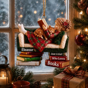 Custom Name Girl Reading Book Christmas Ornament, Just A Girl Who Lovers Books, Book Lover Ornament, Girl Christmas Gift, Holiday Decoration a991ed76-6f6c-432b-ba1d-7416427d6c48-hhhhh-1-.webp