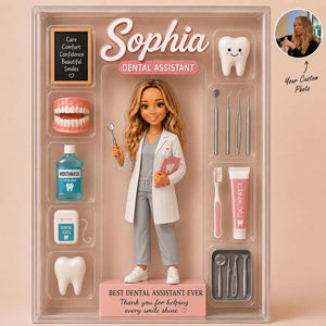 Custom Dentist Acrylic Block With Photo, Personalized Dental Doctor Desk Decor, Best Dentist Ever Gift, Smile Clinic Keepsake a994dc32-06f2-4501-b82a-c64c4fd107bd-htd6y-2-.webp