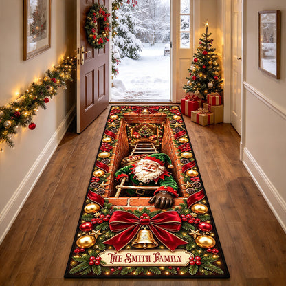 Santa Claus Chimney Runner Rug - Personalized Christmas Home Decor for Family a9977bdd-d4a8-4d67-9d10-aa15156ddb8e-Banner-4.jpg
