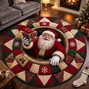 Christmas Santa 3D Round Rug Christmas Vortex Optical Illusion Floor Mat Holiday Living Room Carpet Non Slip Xmas Home Decor Christmas Gift a99f16de-d242-4912-a3b5-c7abf3958259-x-1-.jpg