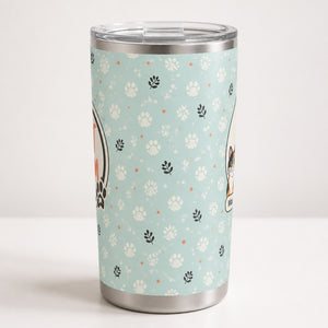 Cat Mom Portrait & Paws Tumbler – Custom Photo-to-Illustration - Personalized Tumbler a9a19a62-4eaf-4a9b-950e-4a1d60ad0b32.jpg