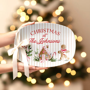 Christmas Cookie Platter with Family Name Custom Holiday Serving Plate Personalized Santa Cookies Plate Babcia Gift from Grandkids a9a446b9-ffe4-45c5-b591-e5228c5c9f30-2.jpg