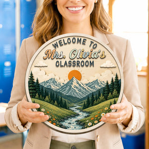 Custom Classroom Mountain Door Sign, Classroom Decor, Teacher Wooden Door Sign, Classroom Door Hanger, Back To School, Teacher Appreciation a9bbccd8-8dd7-4237-a6c5-e9c3357ea398-9.jpg