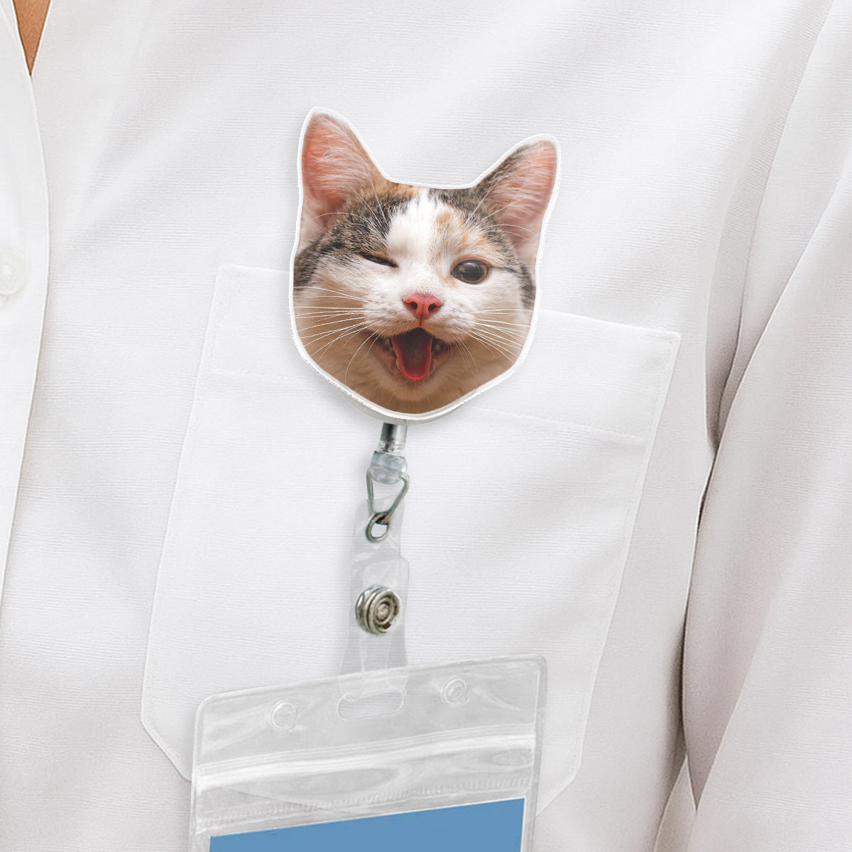 Custom Funny Face - Personalized Acrylic Badge Reel - Gift For Family, Friends a9bf7b62-ffc8-4912-8fcd-aaccfbb46422-1.jpg