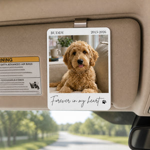 Custom Pet Memorial Car Visor Clip – Photo, Name & Years - Personalized Car Visor Clip a9d71c84-6979-479f-bca3-1d737b60e4ee.jpg