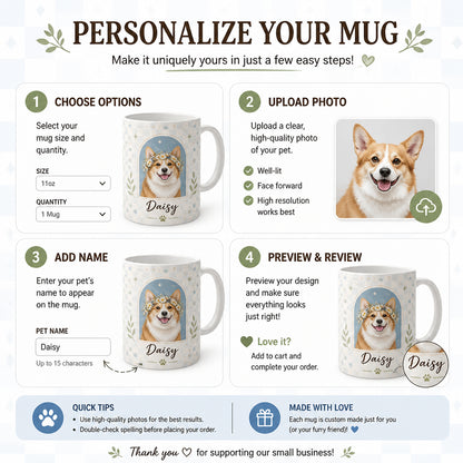 Custom Pet Portrait Name Mug – Pastel Arch Series - Personalized Edge-to-Edge Mug a9ec203f-c0fb-4973-8718-231b355af67a.jpg
