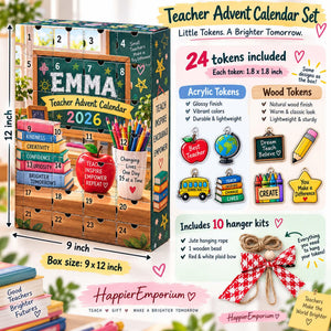 Personalized Teacher Advent Calendar 2026, Custom Teacher Blind Box, 24 Day Christmas Countdown with Teacher Tokens, Xmas Countdown Gifts a9f8c00a-cf6c-4e27-a48b-6049d4c6ef16-il_fullxfull.8564798526_ttnl.jpg