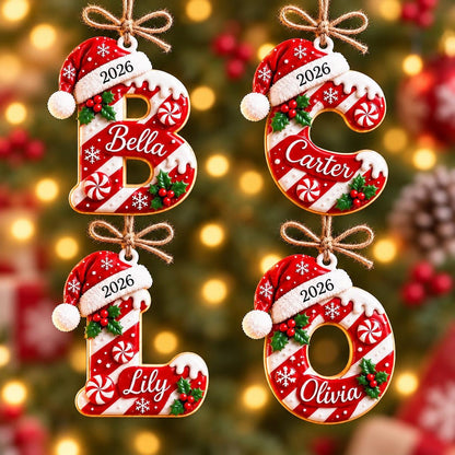 Personalized Initial Christmas Ornament 2026, Custom Name Letter Acrylic Keepsake, Candy Cane Monogram Gift, Family Christmas Tree Decor aa03f953-fc47-46ee-a4d2-fed0710cad3b-3.jpg