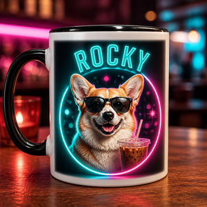 Neon Pet Happy Hour Custom Photo Mug - Personalized Mug aa07de0e-9f95-4d01-a8ad-06d9803b4697.png