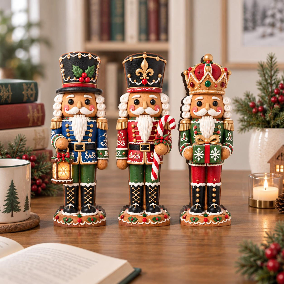 Gingerbread Nutcracker Wooden Block, Christmas Shelf Decor, Holiday Mantel Decoration, Nutcracker Lover Gift, Christmas Home Decor,Xmas Gift aa1d836c-015d-455e-a051-0d611b41754d-10.jpg