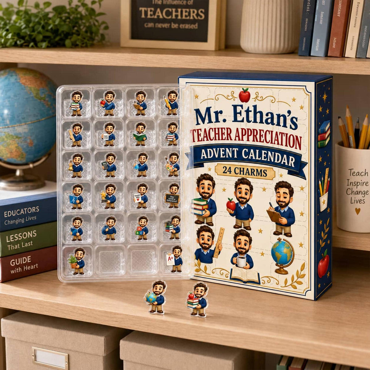 Personalized Teacher Advent Calendar: Custom Photo Blind Box, 24 Charms aa304915-b0ae-4ec8-86b5-44dc45f8e2c5-il_fullxfull.8540882757_ldni.jpg